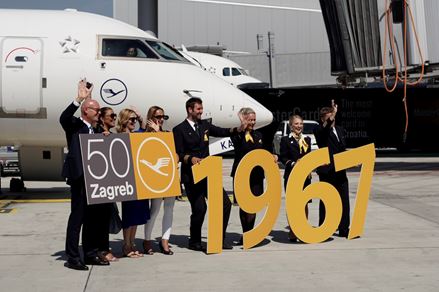 Lufthansa slavi 50. godina poslovanja u Hrvatskoj
